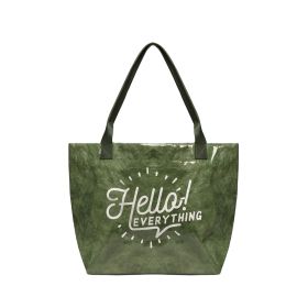 Fashionable Ladies Brown Shoulder Bag LA0415 Essential (Color: Green)