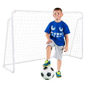 2.45m Steel Goal (Option: White Green)