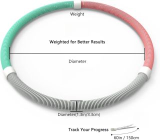 Hula Hoop Can Easily Reduce Waist And Abdomen, Burn Fat And Shape Your Body At Home, And Say Goodbye To Belly Fat,Only Supports Self-pickup (Option: 1pc)