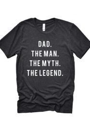 The Man The Myth Tee (Color: OLIVE, size: M)