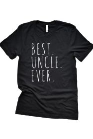 Best Uncle Ever Tee (Color: Deep Heather, size: 2XL)