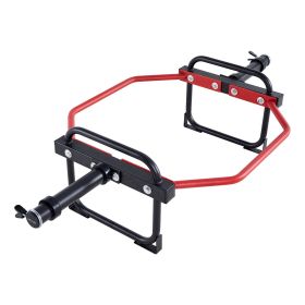 VEVOR Trap Bar Hex Bar, 2-Inch Hex Barbell, 500 LBS Capacity Shrug Bars, Weightlifting and Strength Training Equipment, Home Gym for Squats, Dead (Color: Red, Structure: Detachable)
