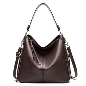 Hobo Bags Women High Capacity Handbags Fahsion Commuting Crossbody Shoulder Bag Shopping Totes (Color: Coffee)